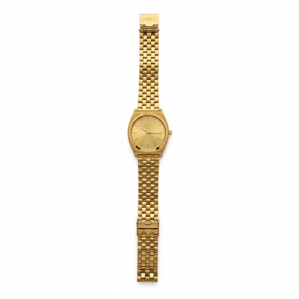 Nixon Gold Minimal Timeteller Stainless Steel Watch Adjustable strap | Mens OS